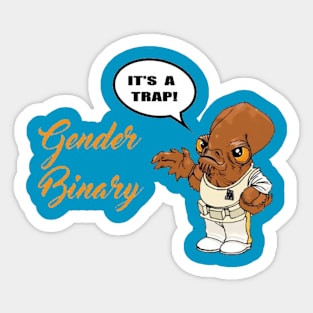 Binary Trap Sticker